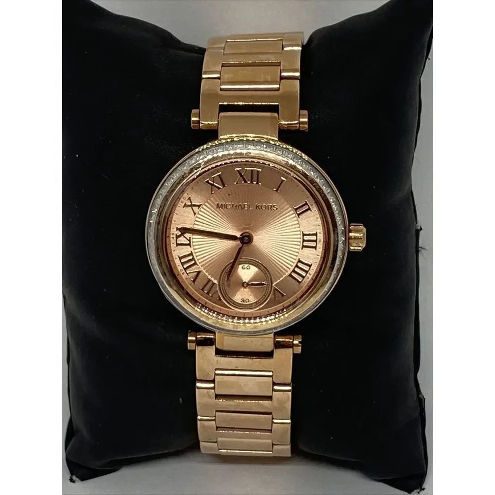 Michael Kors Skylar MK5971 Womens Stainless Steel Analog Dial Quartz Watch JK466